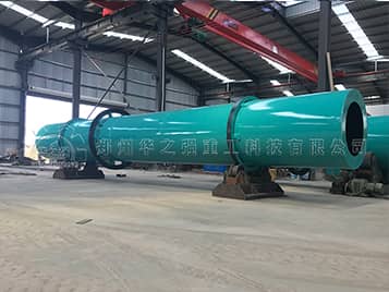 有機(jī)肥生產(chǎn)線中的烘干冷卻機(jī)實(shí)際效果